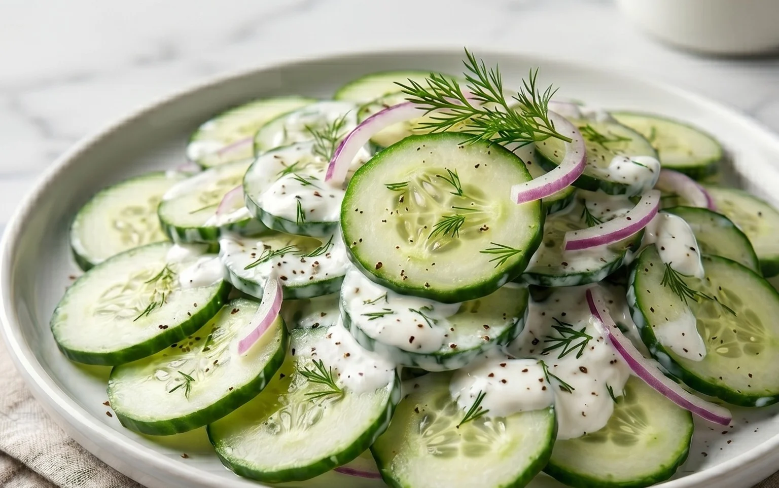 Polish Cucumber Salad
