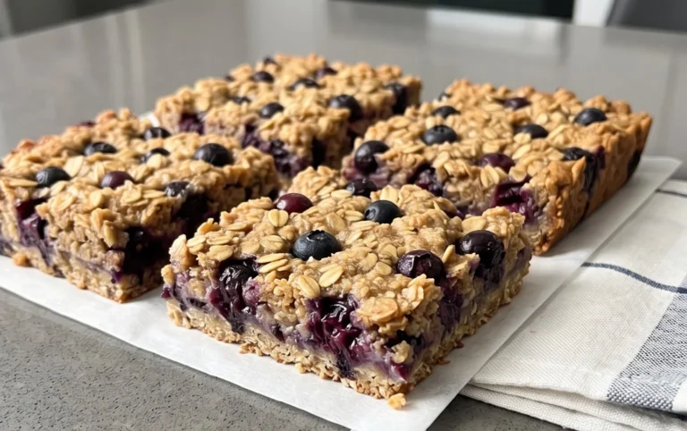 Blueberry Oatmeal Bars