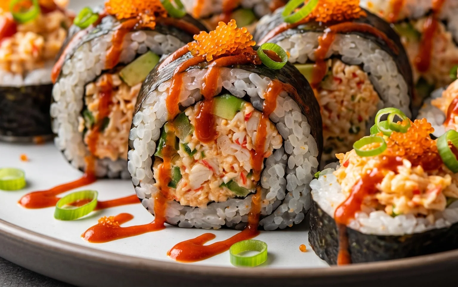Kani Sushi (Spicy Crab Roll)