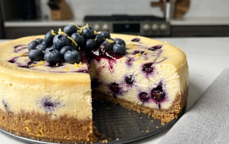 Lemon Blueberry Cheesecake