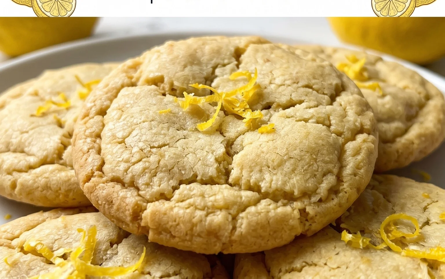 Soft & Chewy Lemon Cookies