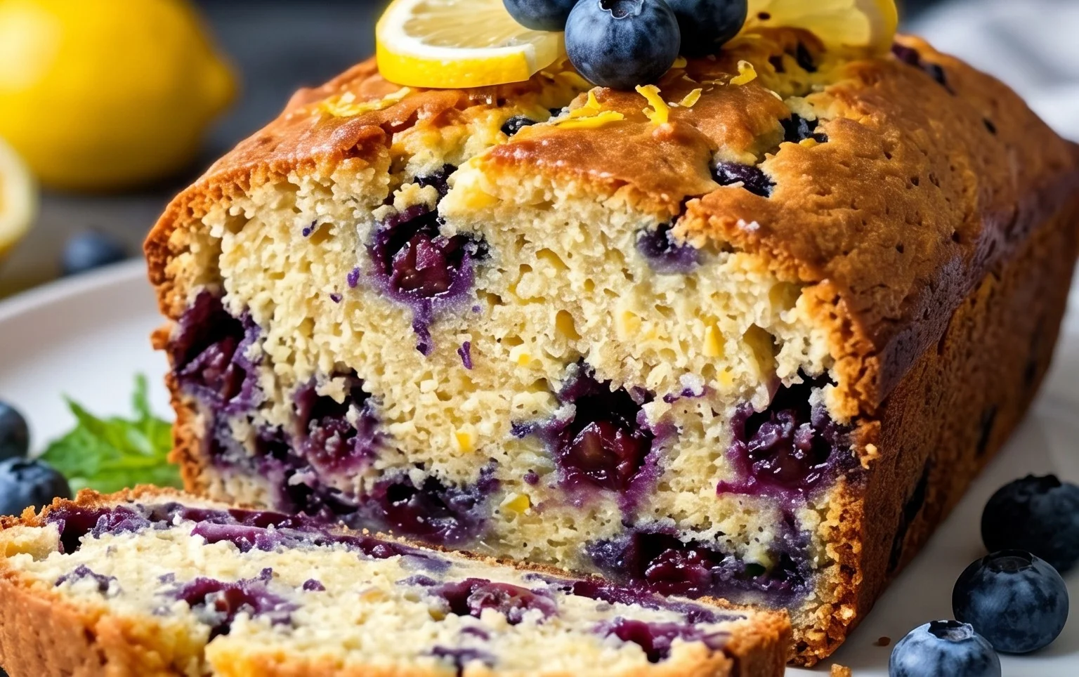 Blueberry and Lemon Loaf