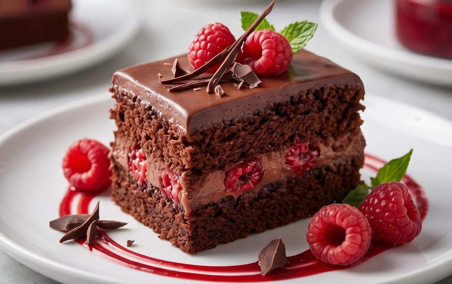 Chocolate Raspberry Cake