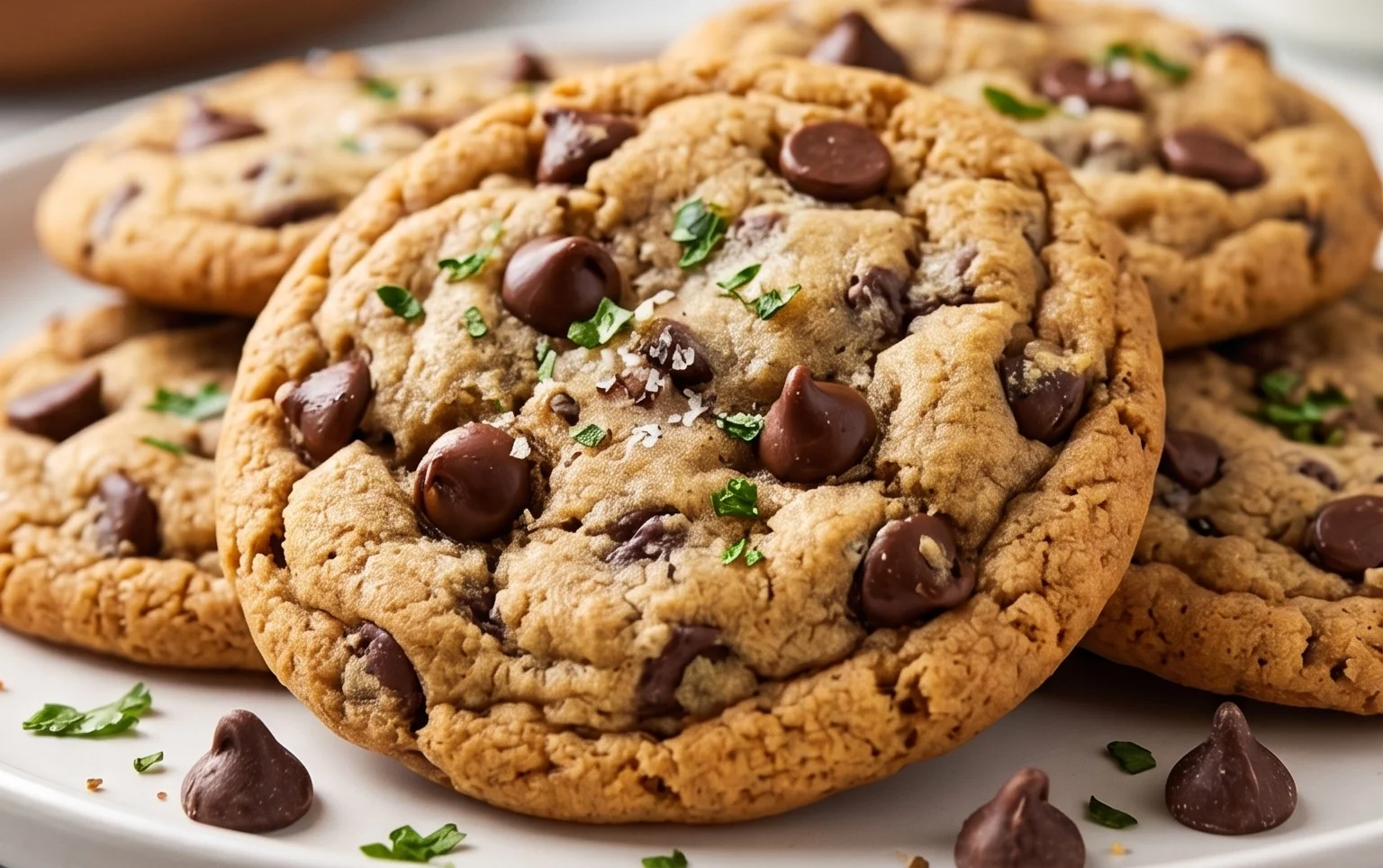 Crispy and Chewy Chocolate Chip Cookies