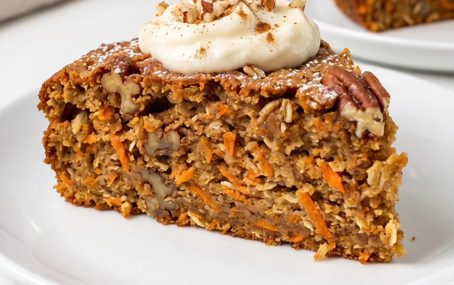 Easy Flourless Oatmeal Carrot Cake Recipe