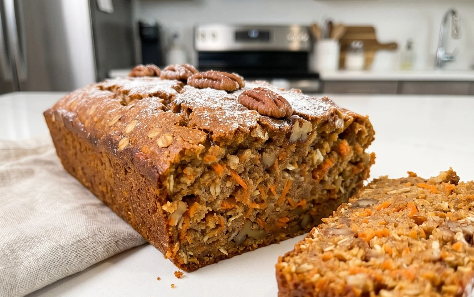 Easy Flourless Oatmeal Carrot Cake Recipe