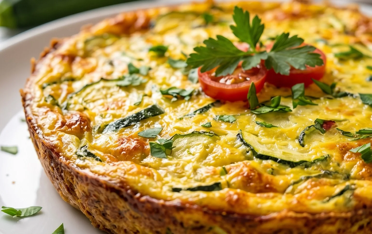 Crustless Zucchini Quiche Recipe