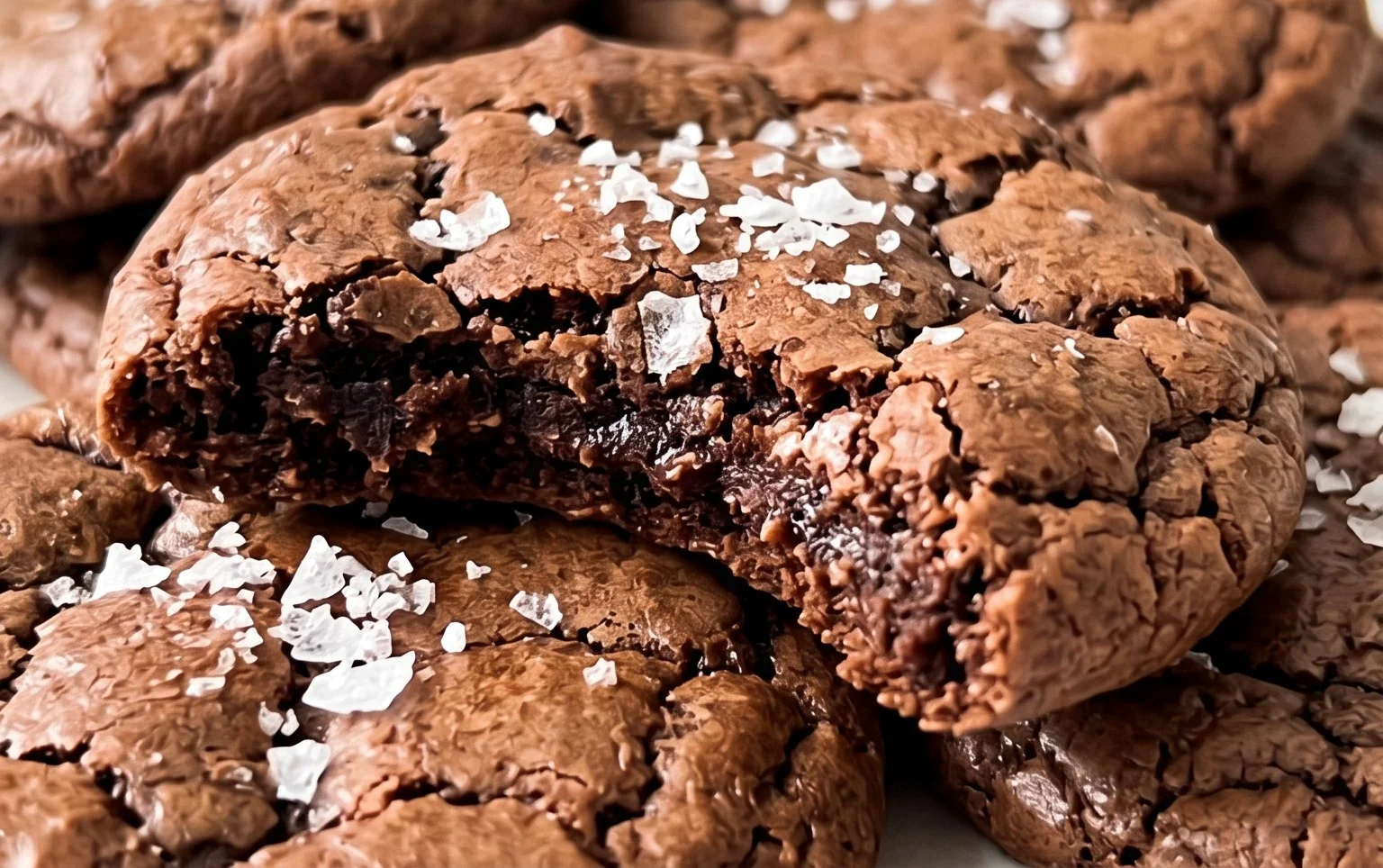 Salted Brownie Cookies