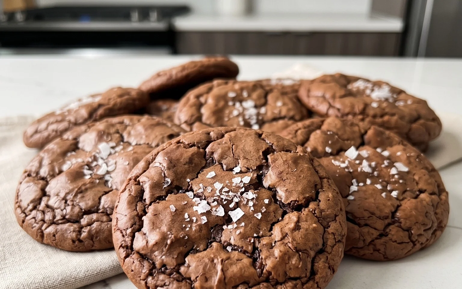 Salted Brownie Cookies