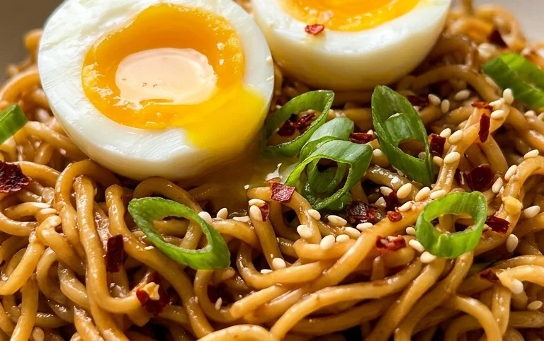 Easy Saucy Ramen Noodles