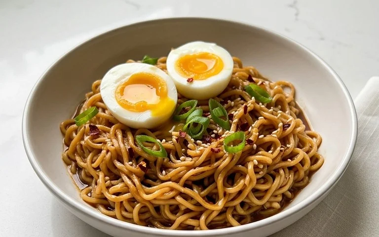 Easy Saucy Ramen Noodles
