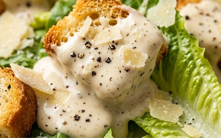 Caesar Salad Dressing (Classic, Creamy & 5 Minutes) 🥗