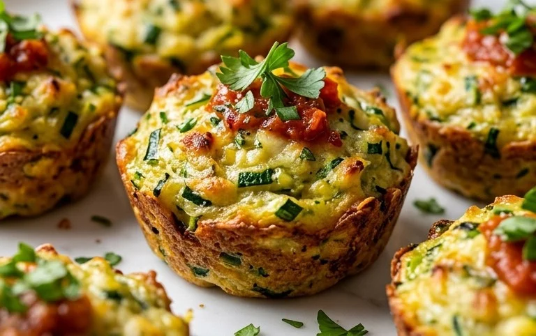 Zucchini Garlic Bites