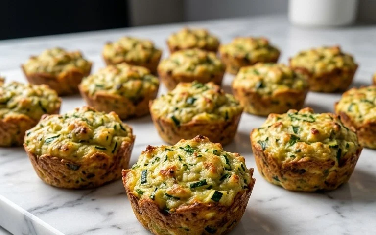 Zucchini Garlic Bites