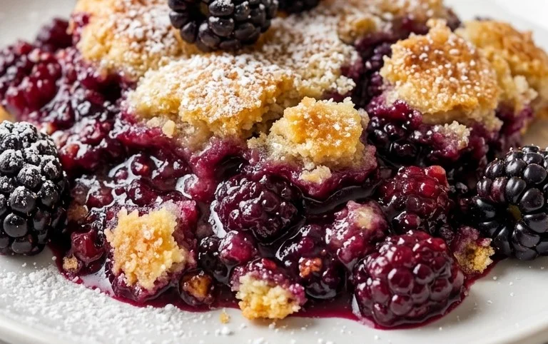 The Pioneer Women's Blackberry Cobbler
