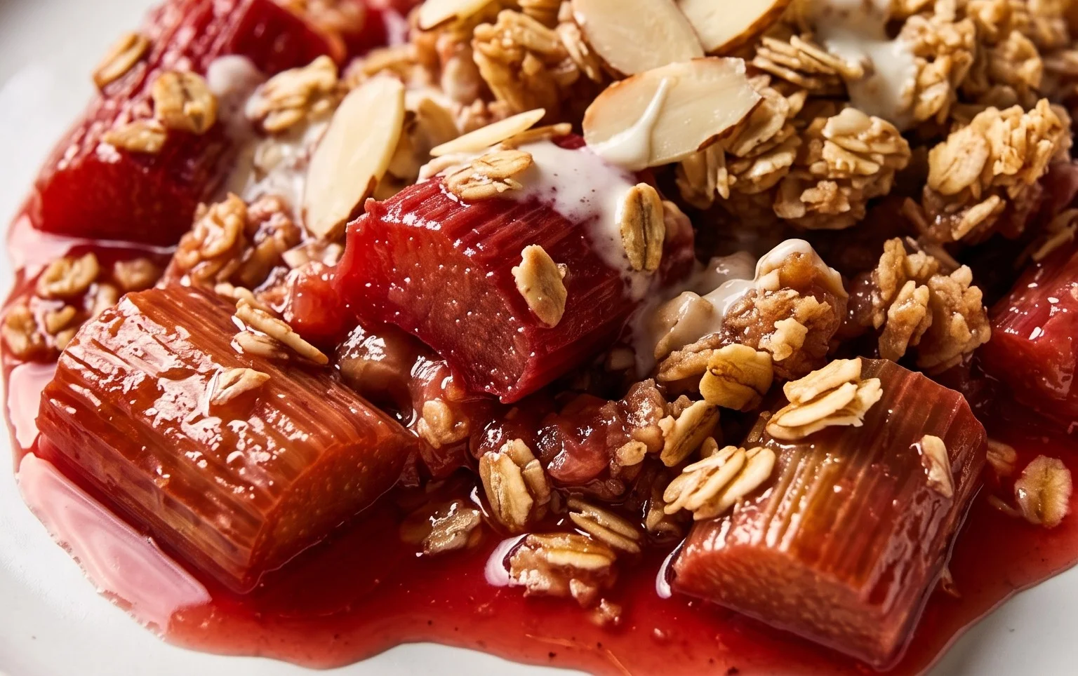 Easy Rhubarb Crisp