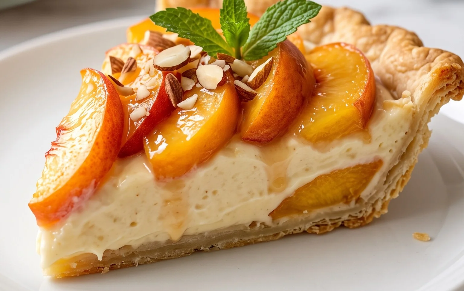 Peaches and Cream Pie