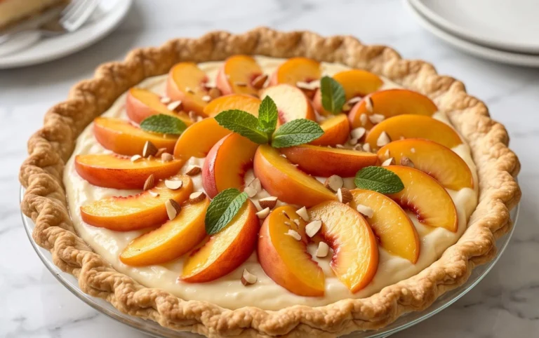 Peaches and Cream Pie