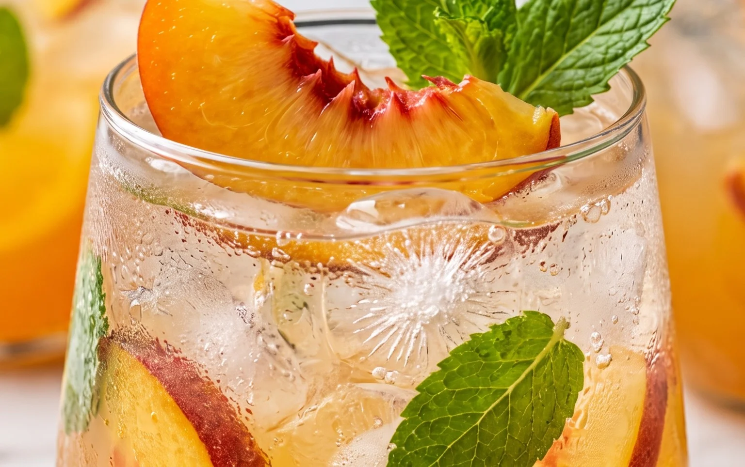 Refreshing Peach Lemonade