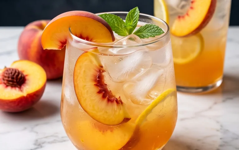 Refreshing Peach Lemonade