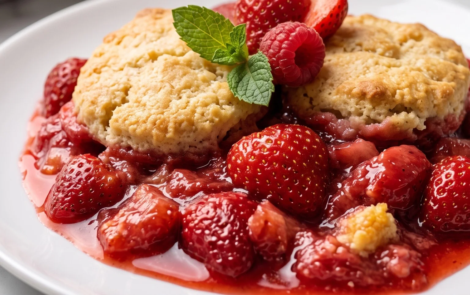 Strawberry Cobbler