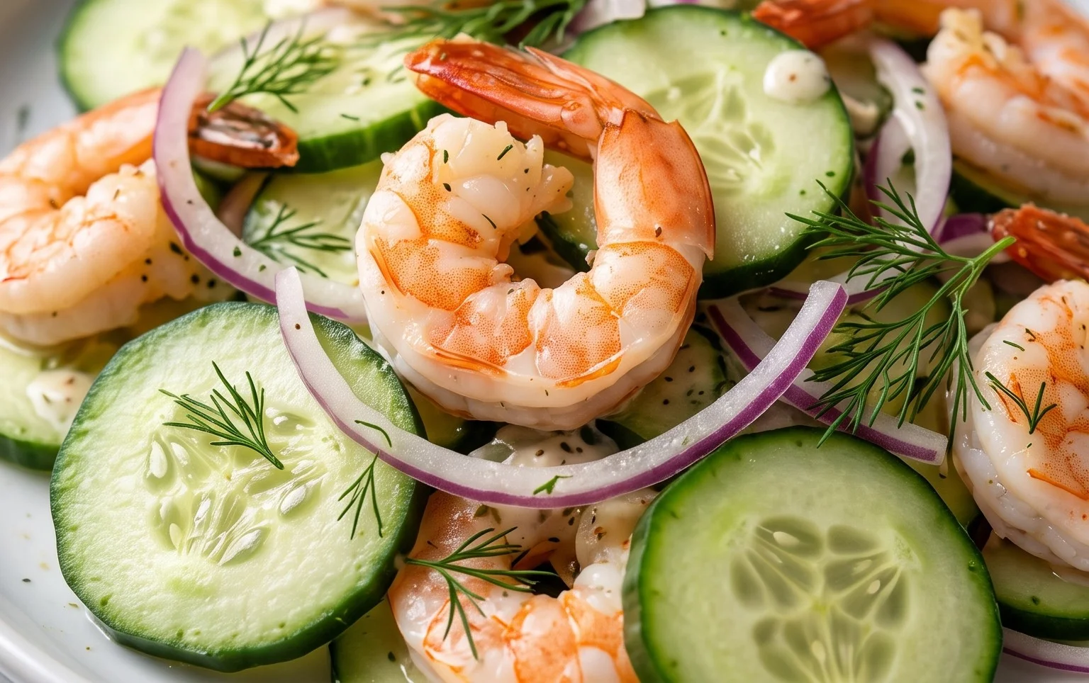 Cucumber Shrimp Salad