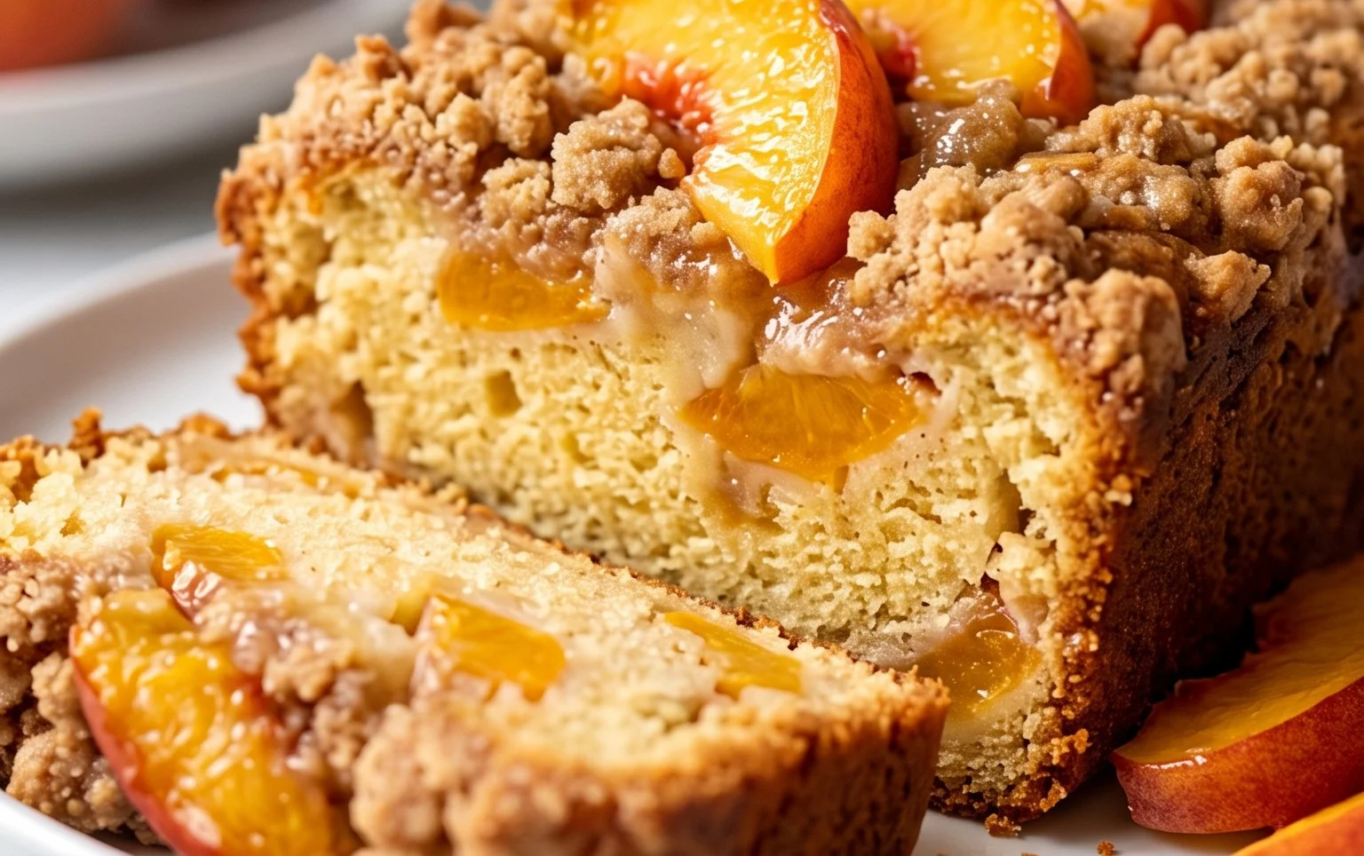 Peach Cobbler Pound Cake