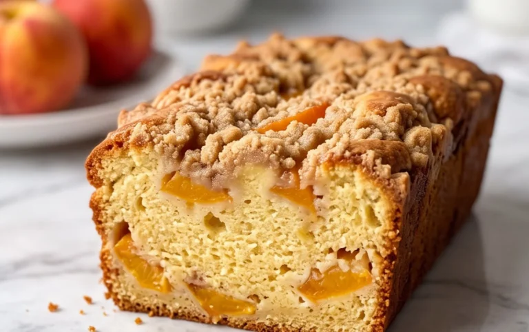 Peach Cobbler Pound Cake