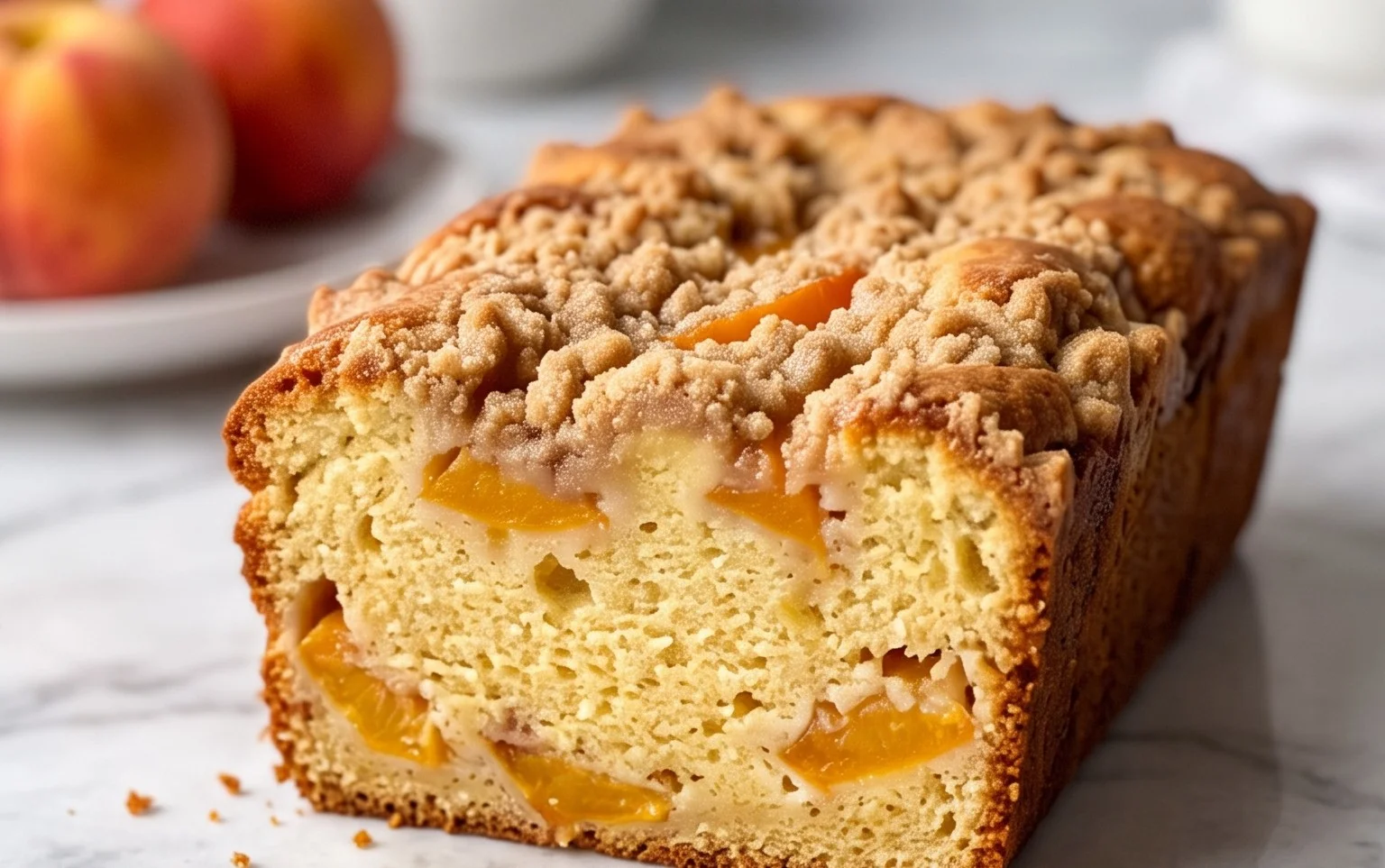 Peach Cobbler Pound Cake