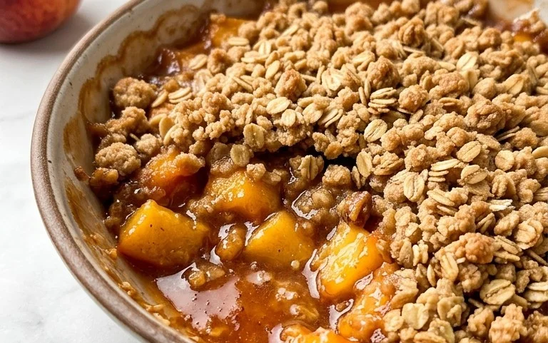 Fresh Peach Crisp Recipe