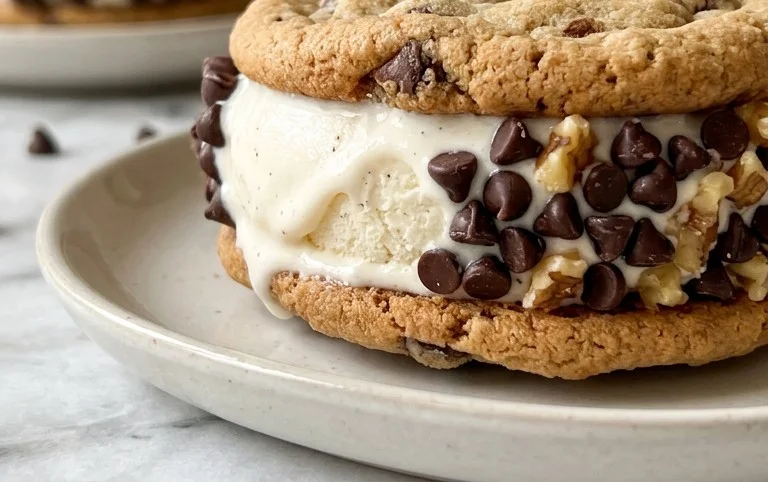 Cookie Ice Cream Sandwiches (Like a Chipwich!)