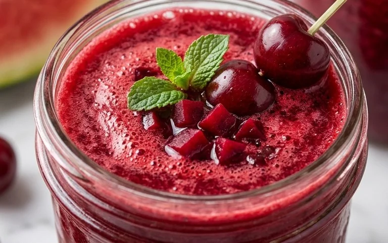Watermelon Cherry Berry Beet Juice