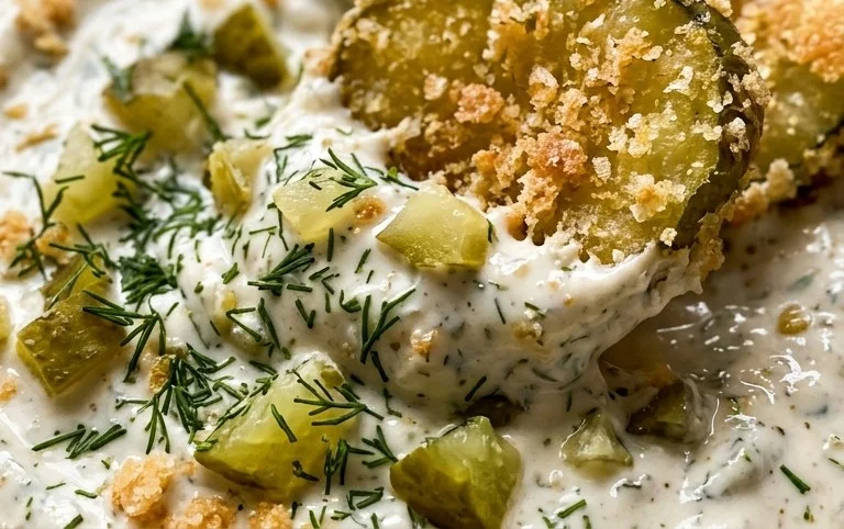 Easy Fried Pickle Dip (Dairy-Free Option)