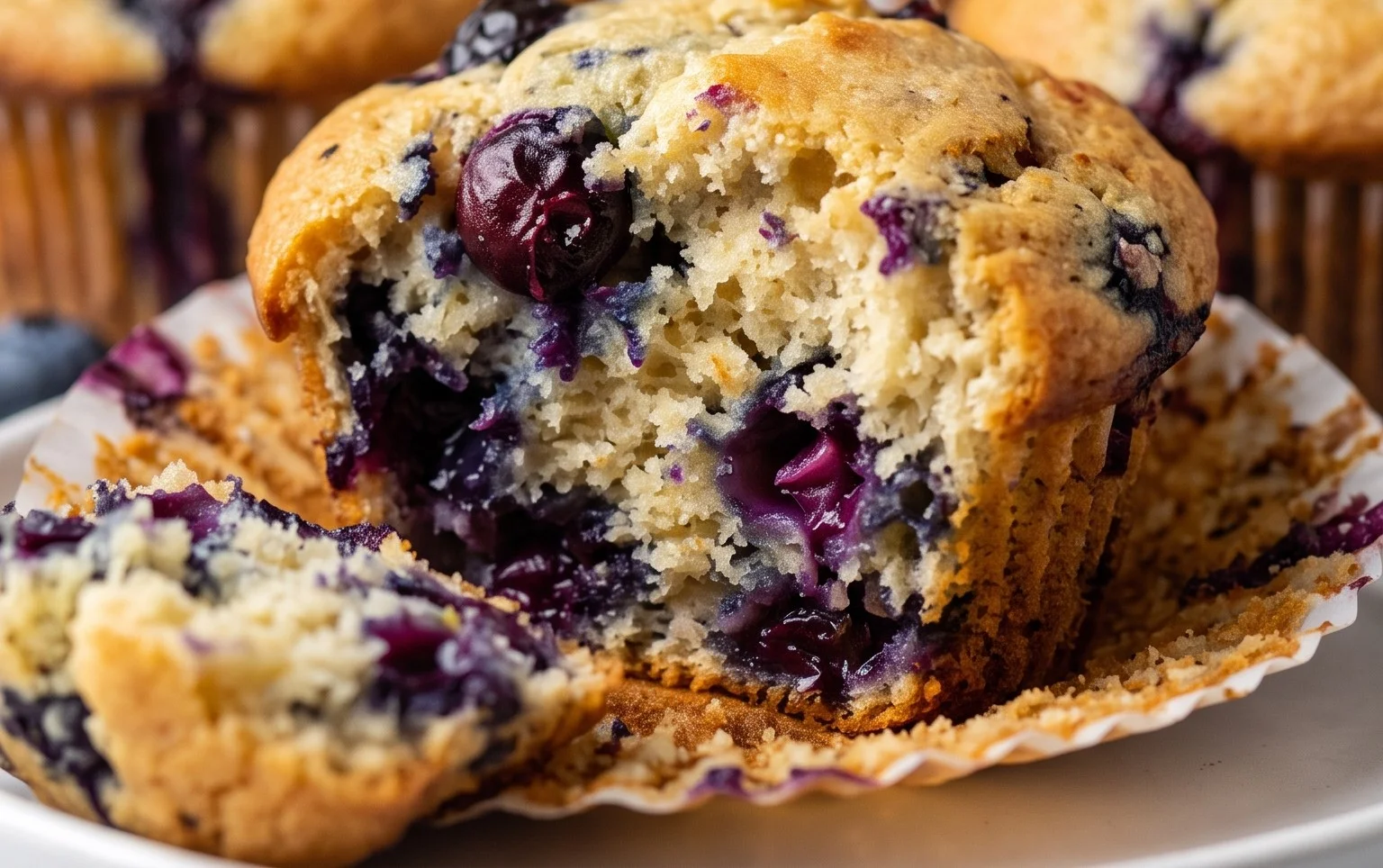 Homemade Blueberry Muffins