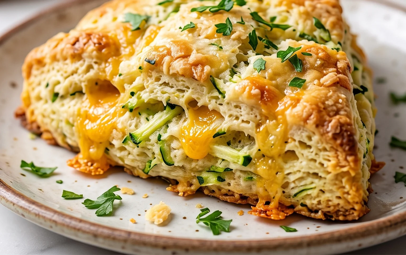 Zucchini Cheddar Scones