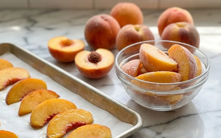 Freezing Peaches, How to Easily Freeze Peaches
