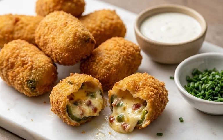 Fried Jalapeno Popper Bites