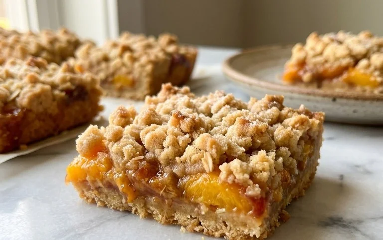 Fresh Peach Crum extractb Bars