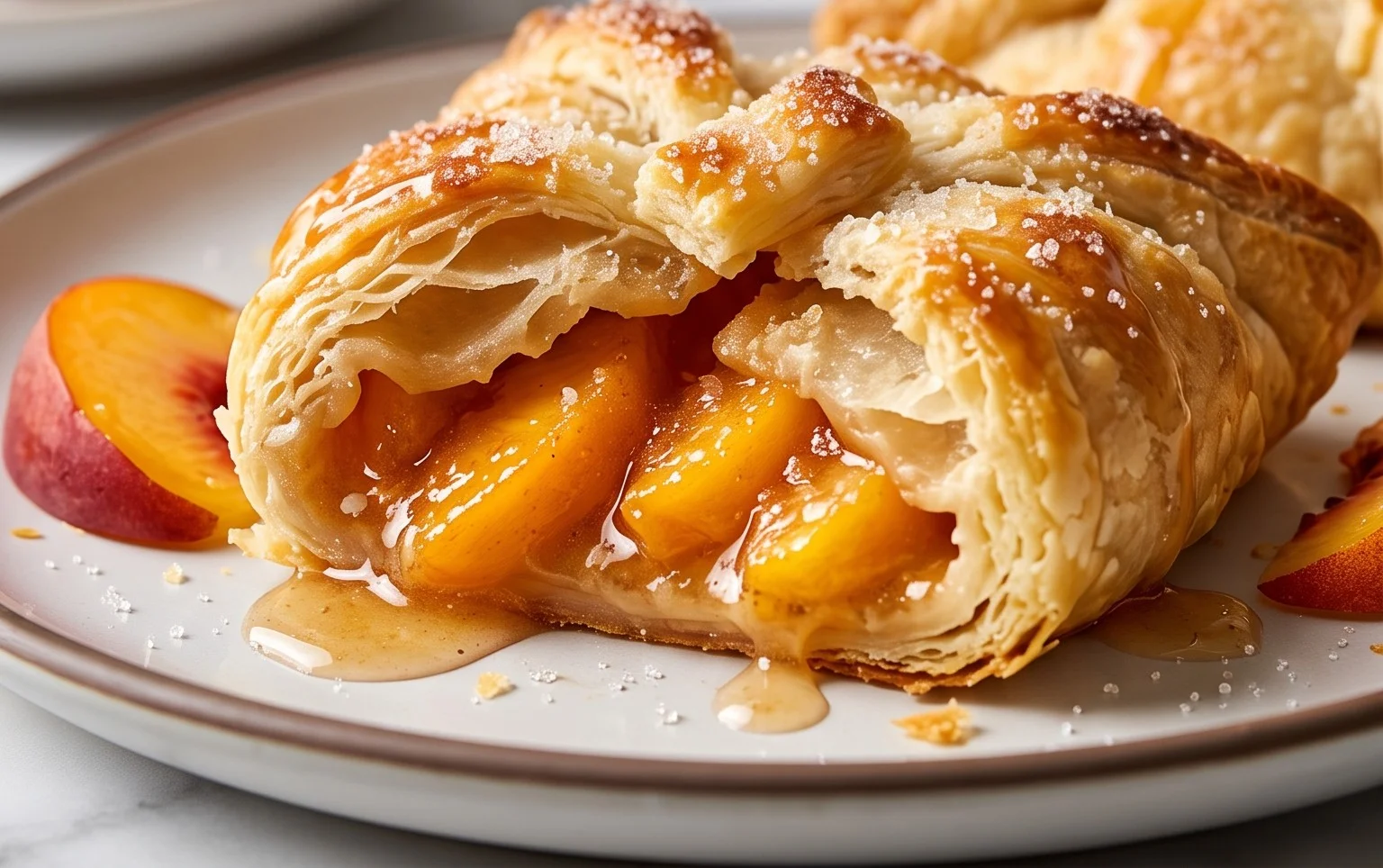Peach Dumplings