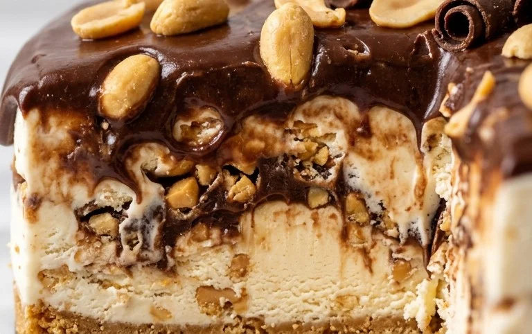 Buster Bar Ice Cream Cake
