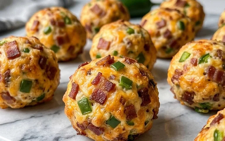Beef Bacon Jalapeño Popper Cheese Balls