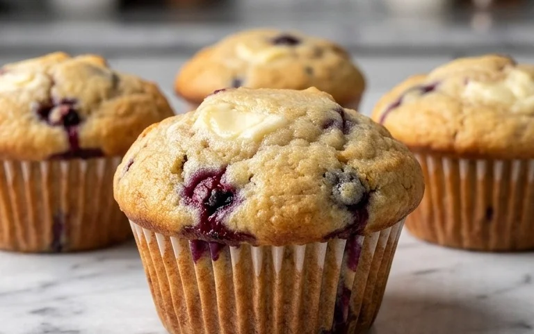 Berry Cream Cheese Muffins