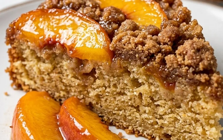Brown Sugar Peach Cake