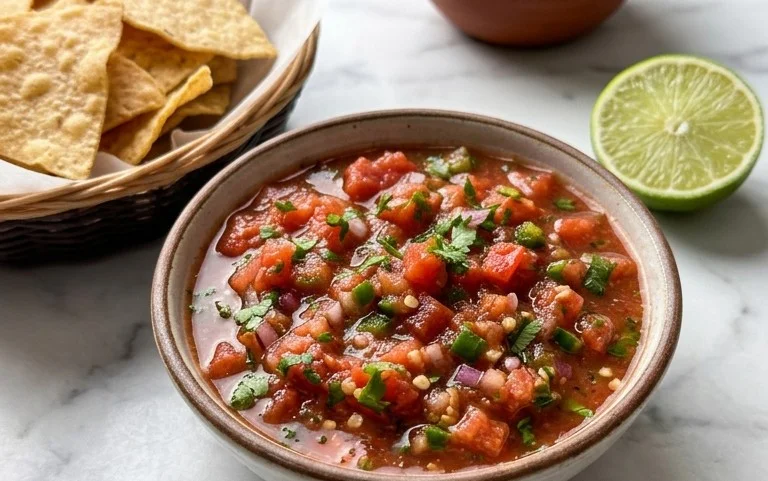 Blender Salsa (Restaurant Style Salsa)