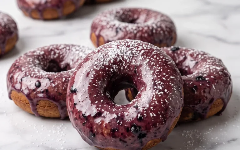 Blueberry Cake Donuts