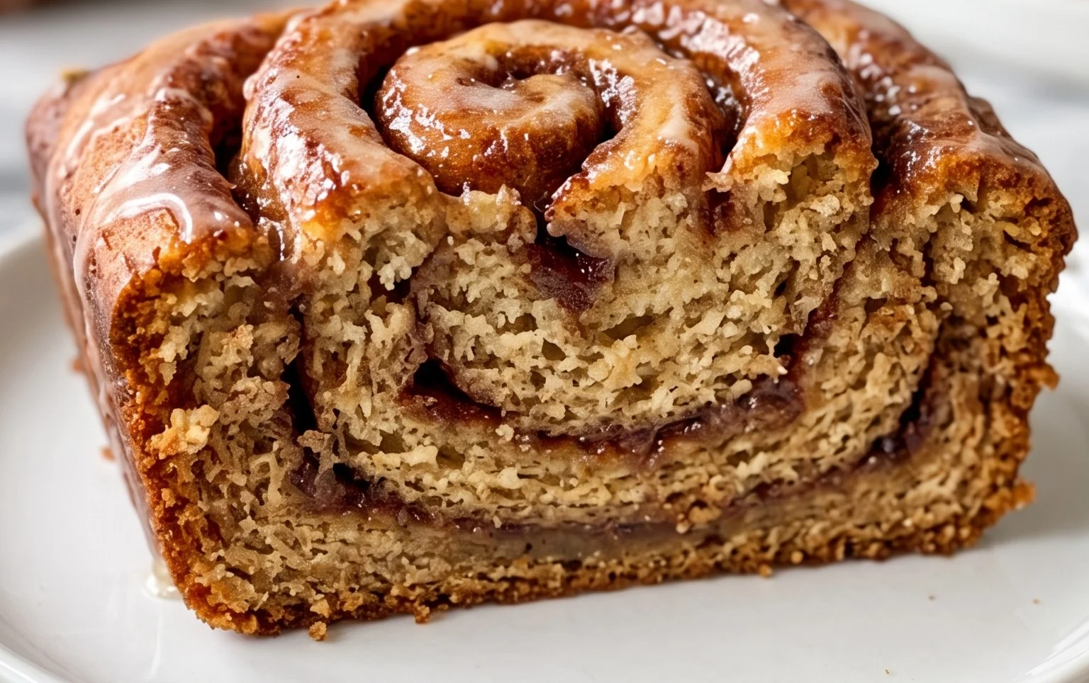 Cinnamon Roll Banana Bread