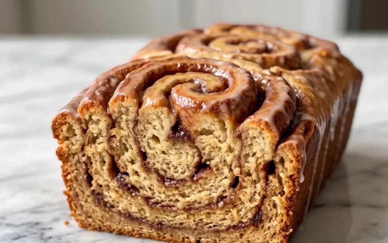 Cinnamon Roll Banana Bread