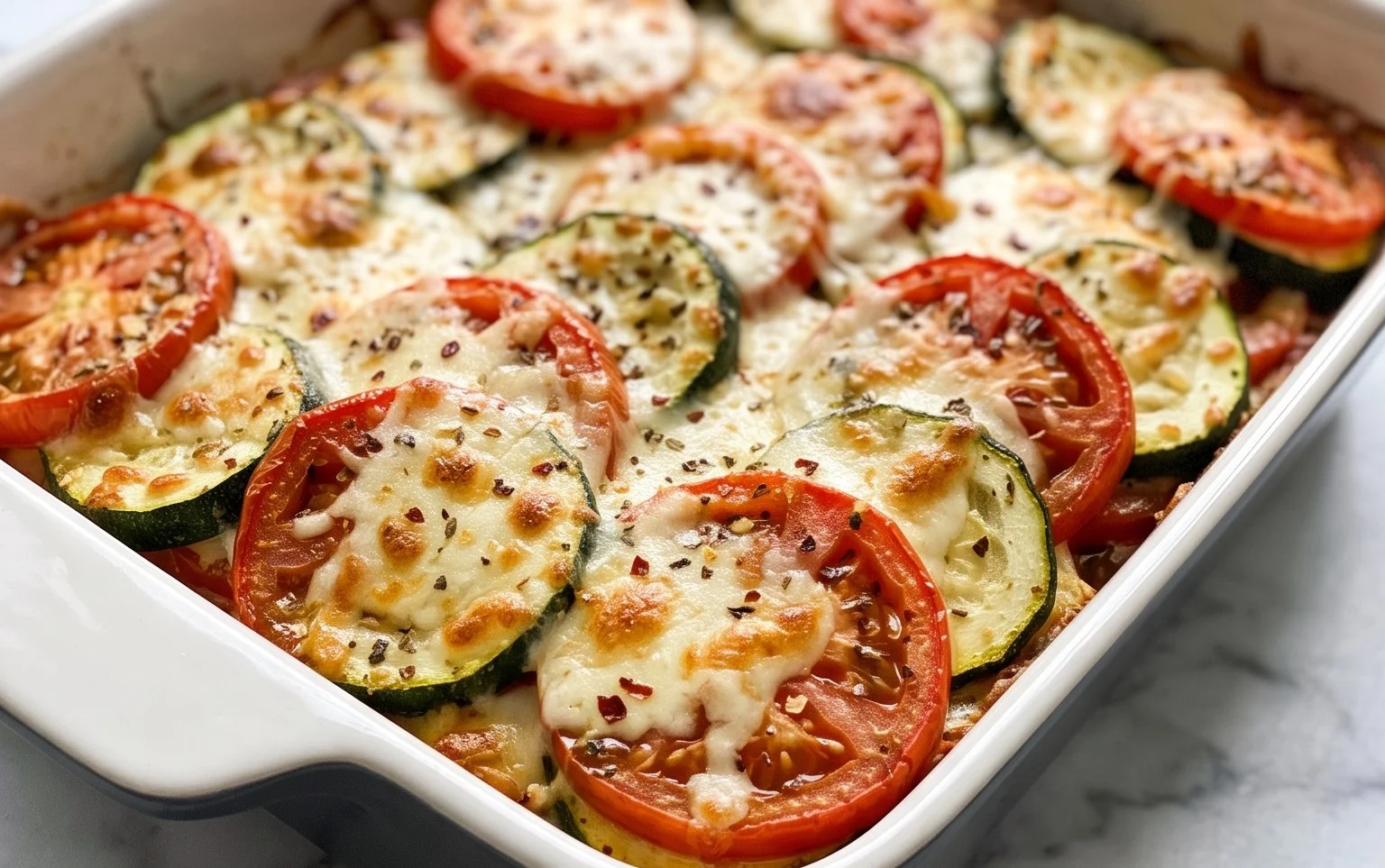Zucchini Tomato Bake