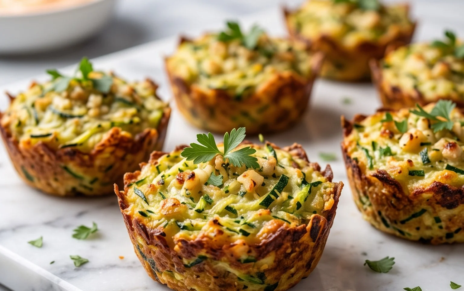 Zucchini Garlic Bites