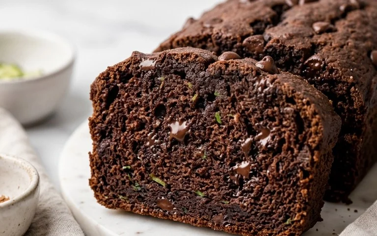 Double Dark Chocolate Zucchini Bread